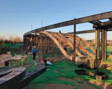 千樹承建河北園博園木結(jié)構(gòu)建筑在建中，敬請期待成品！